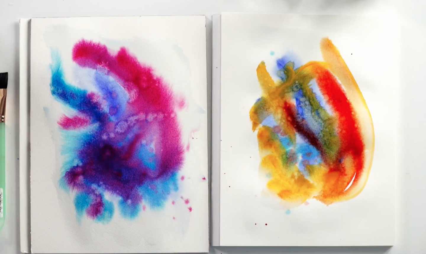 abstract watercolors