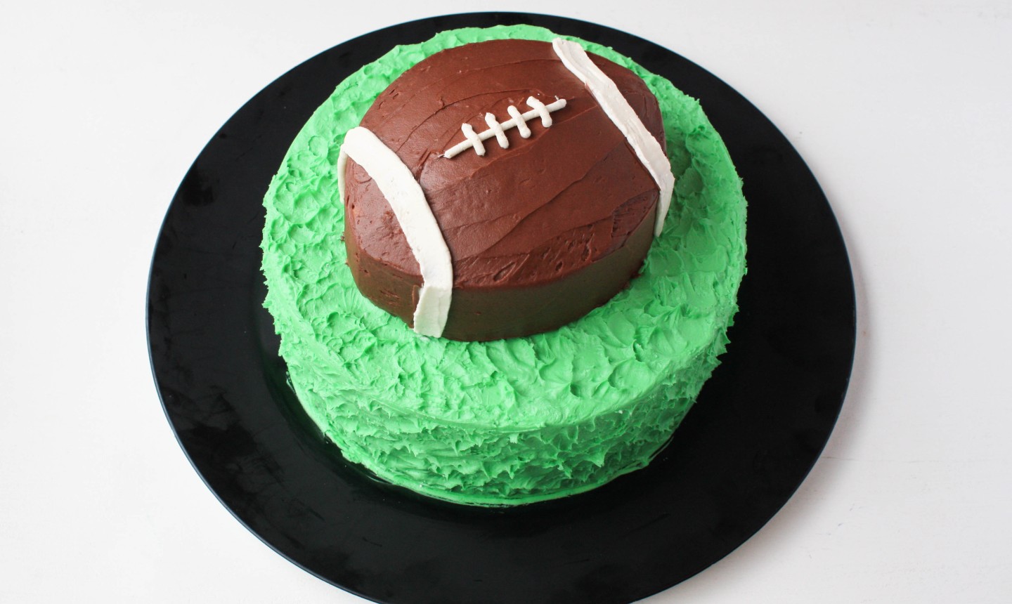 How to Make a Football Cake Easy 6Step Tutorial Craftsy