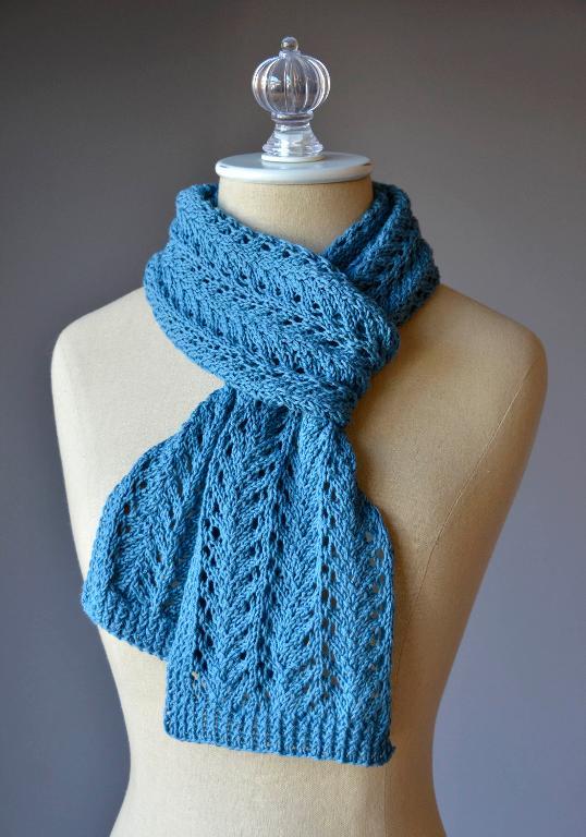 pretty knit scarf pattern