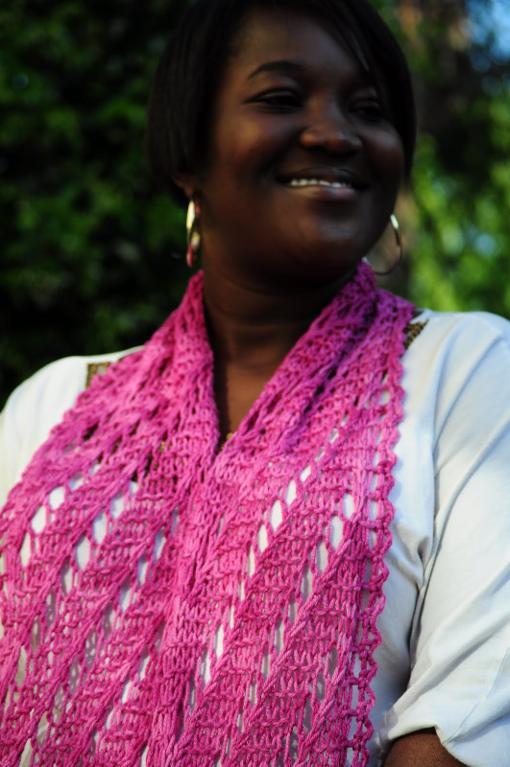 Lace scarf deals knitting pattern