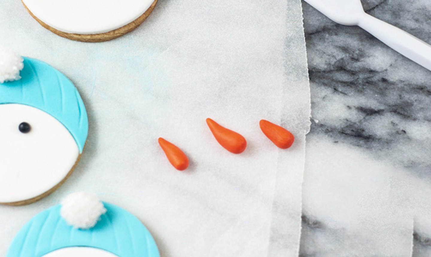 fondant carrot noses