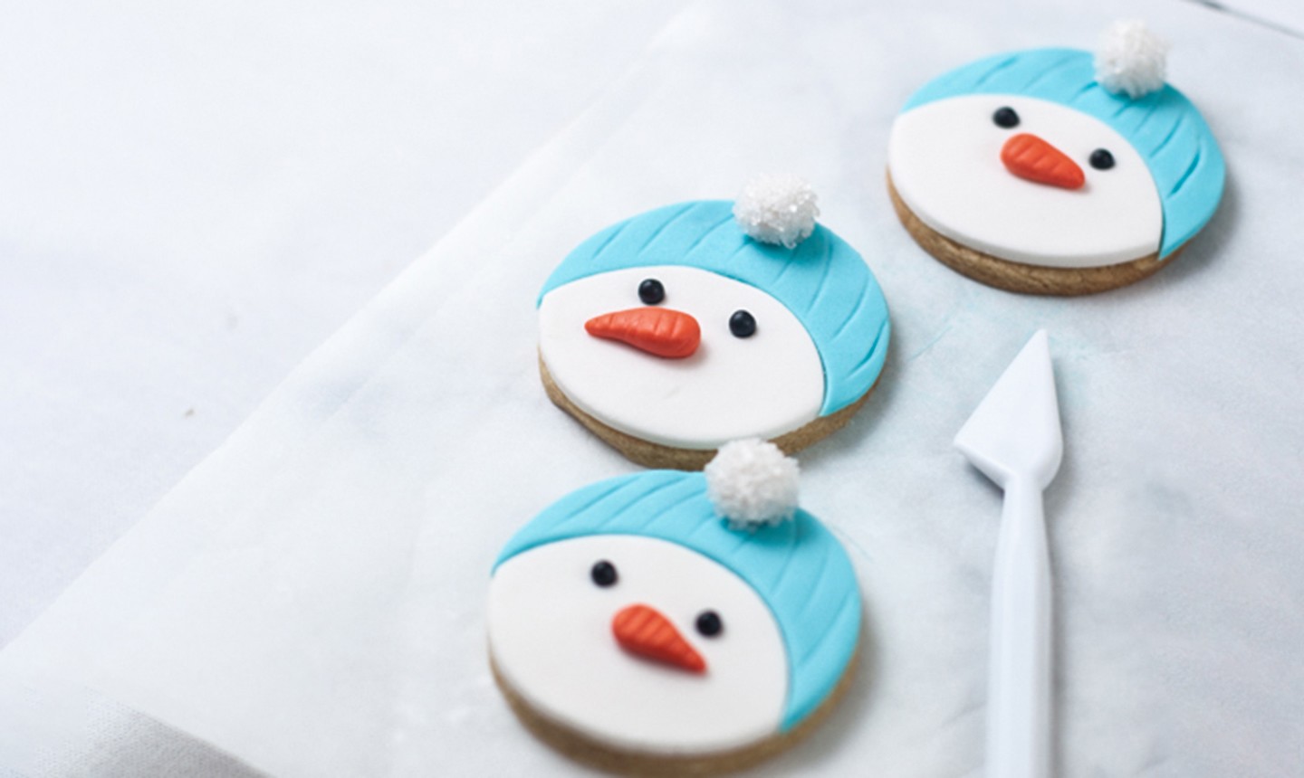 snowman cookies