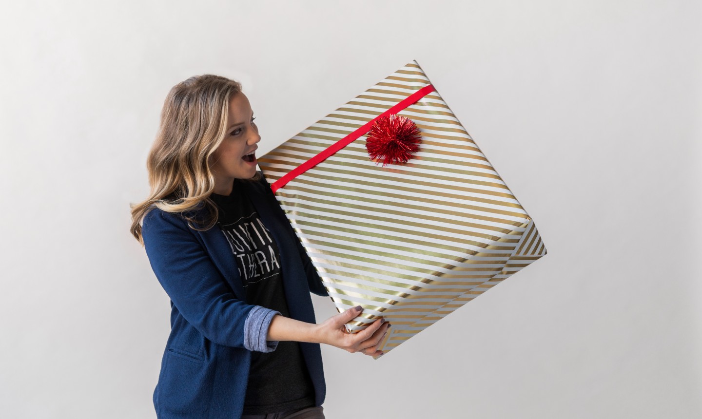 angela walters holding present