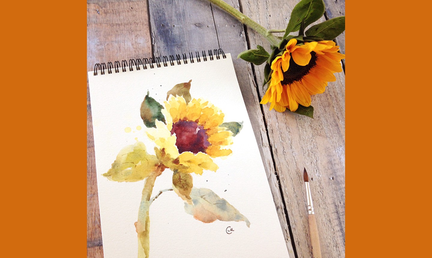 beginner watercolor sketches