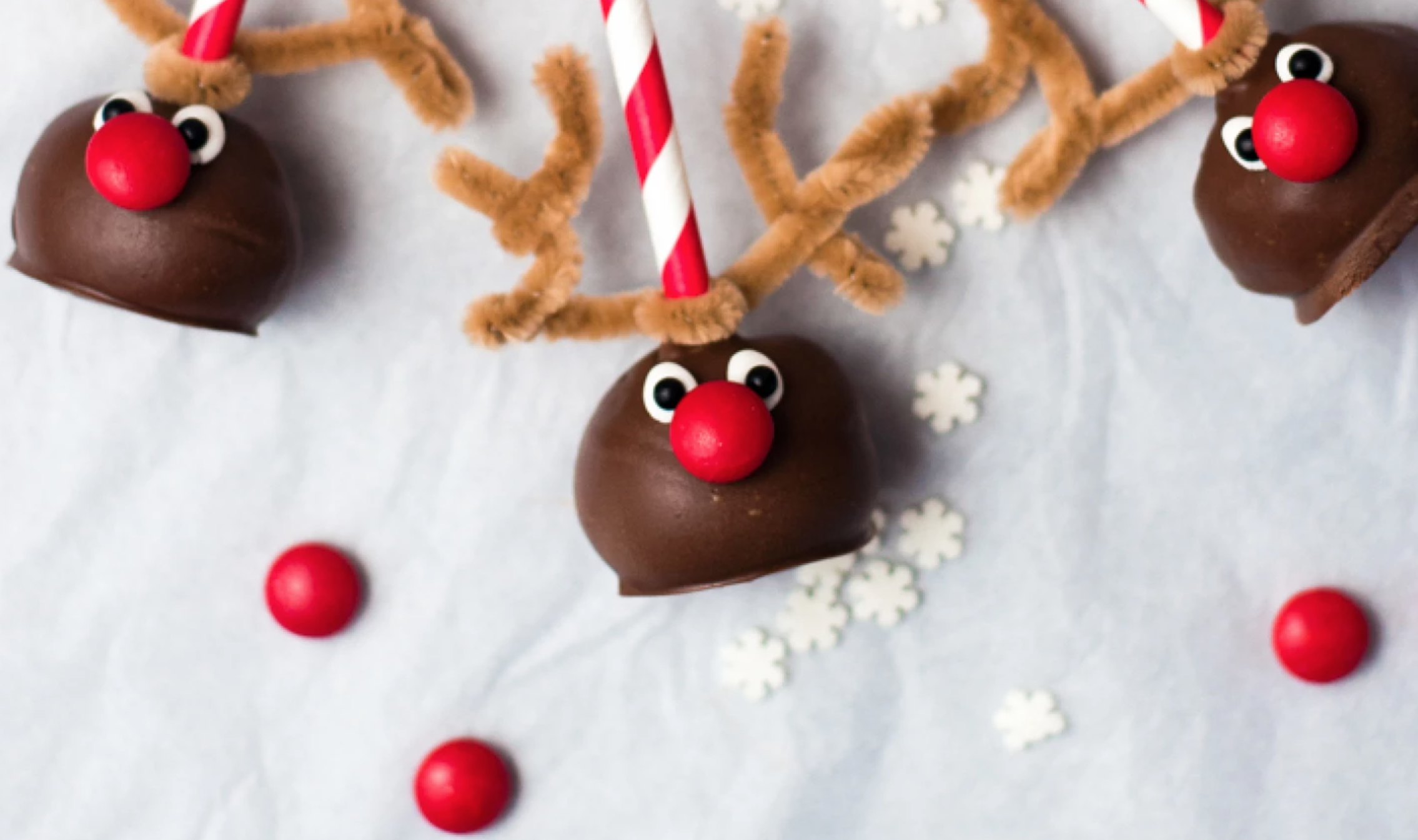 reindeer cake pops