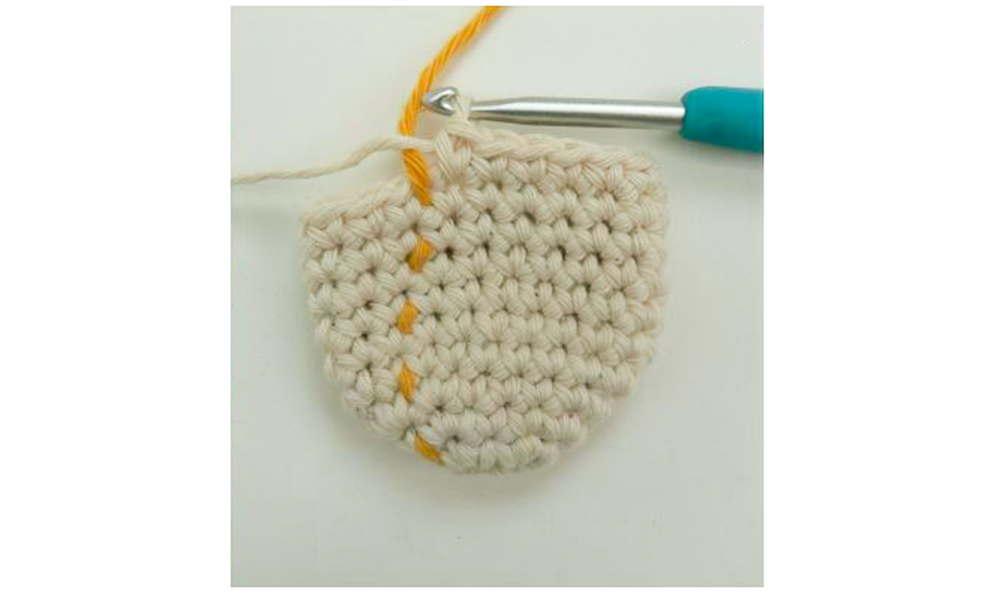crocheting baby bootie