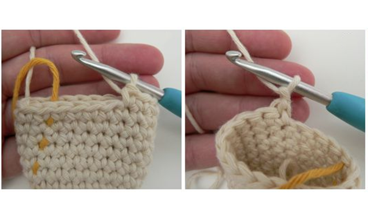 crocheting baby bootie body