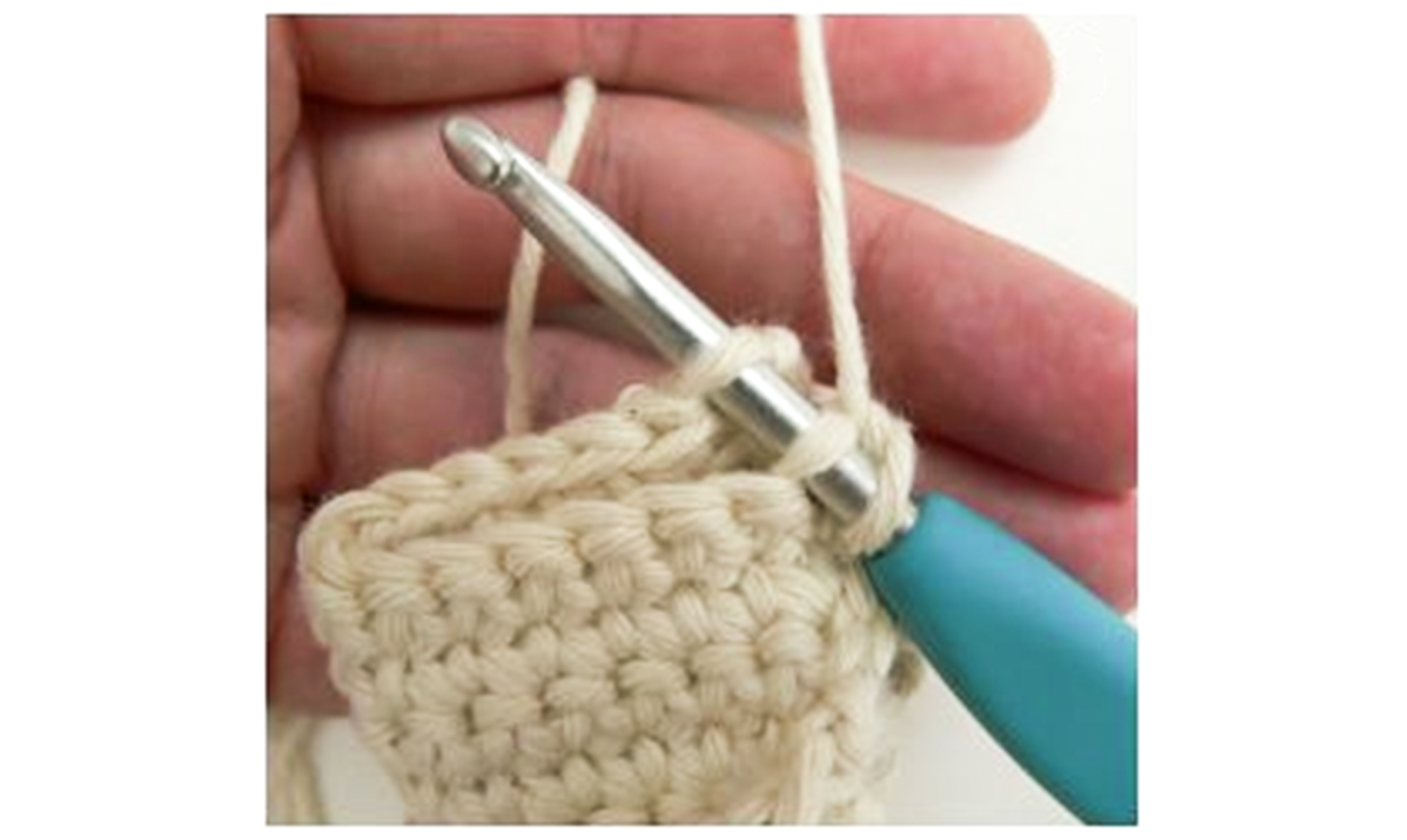 crocheting baby bootie back seam