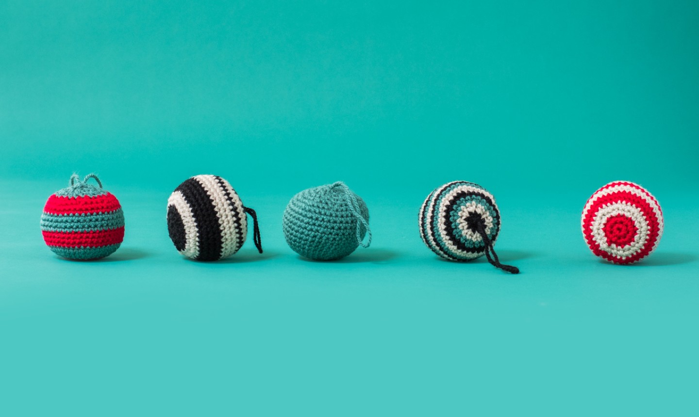 crochet round ornaments