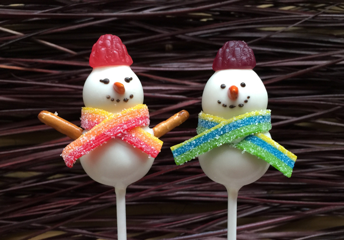 christmas cake pops