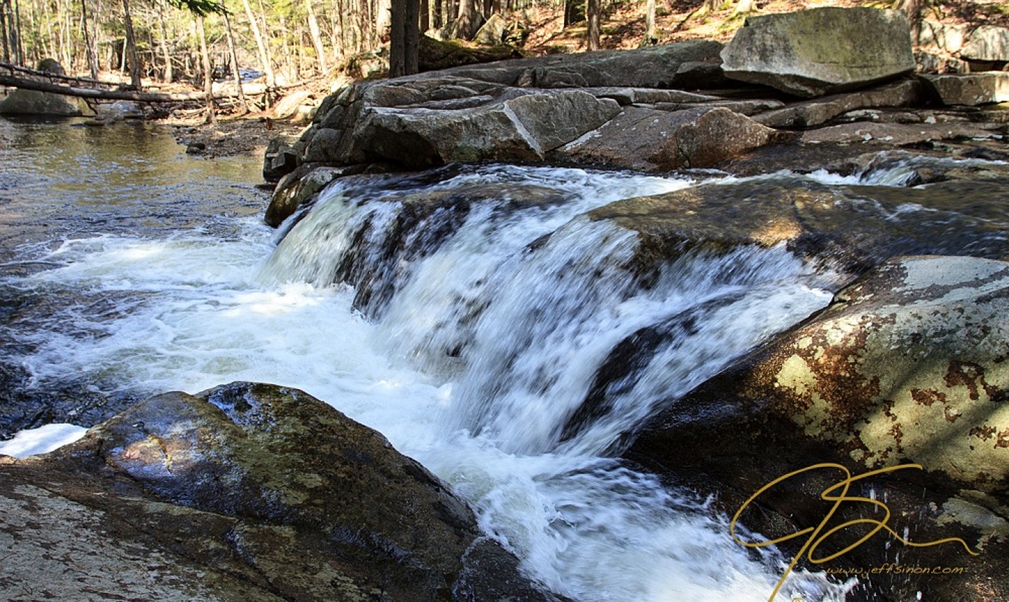 photo of small waterfall