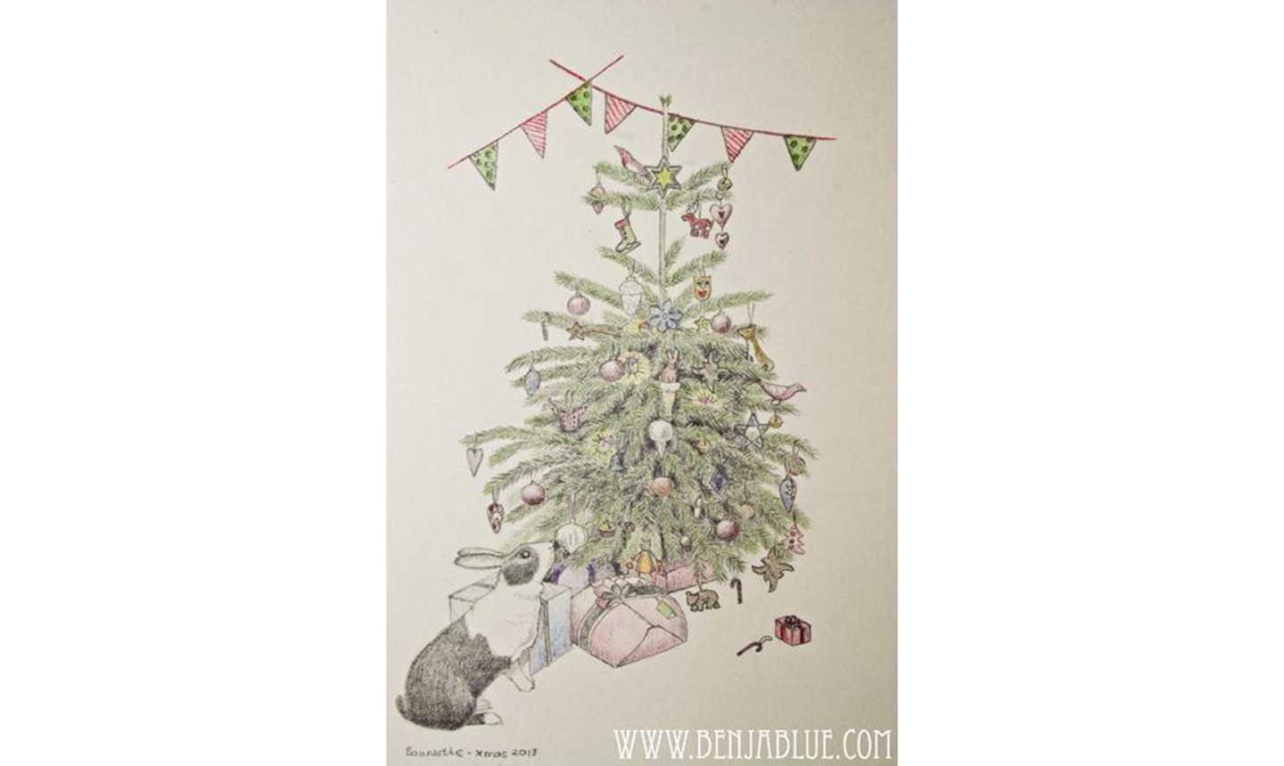 christmas tree drawing