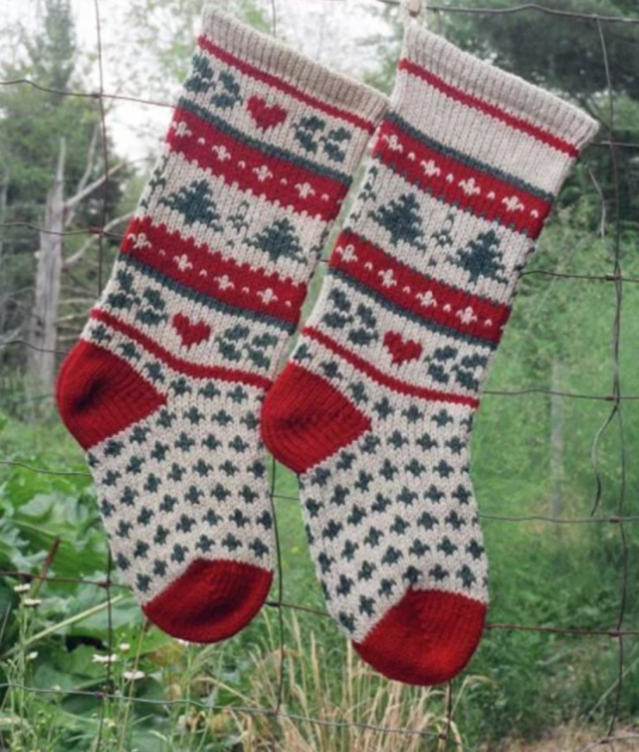 Ravelry: Top Down Christmas Stockings pattern by Faye Kennington