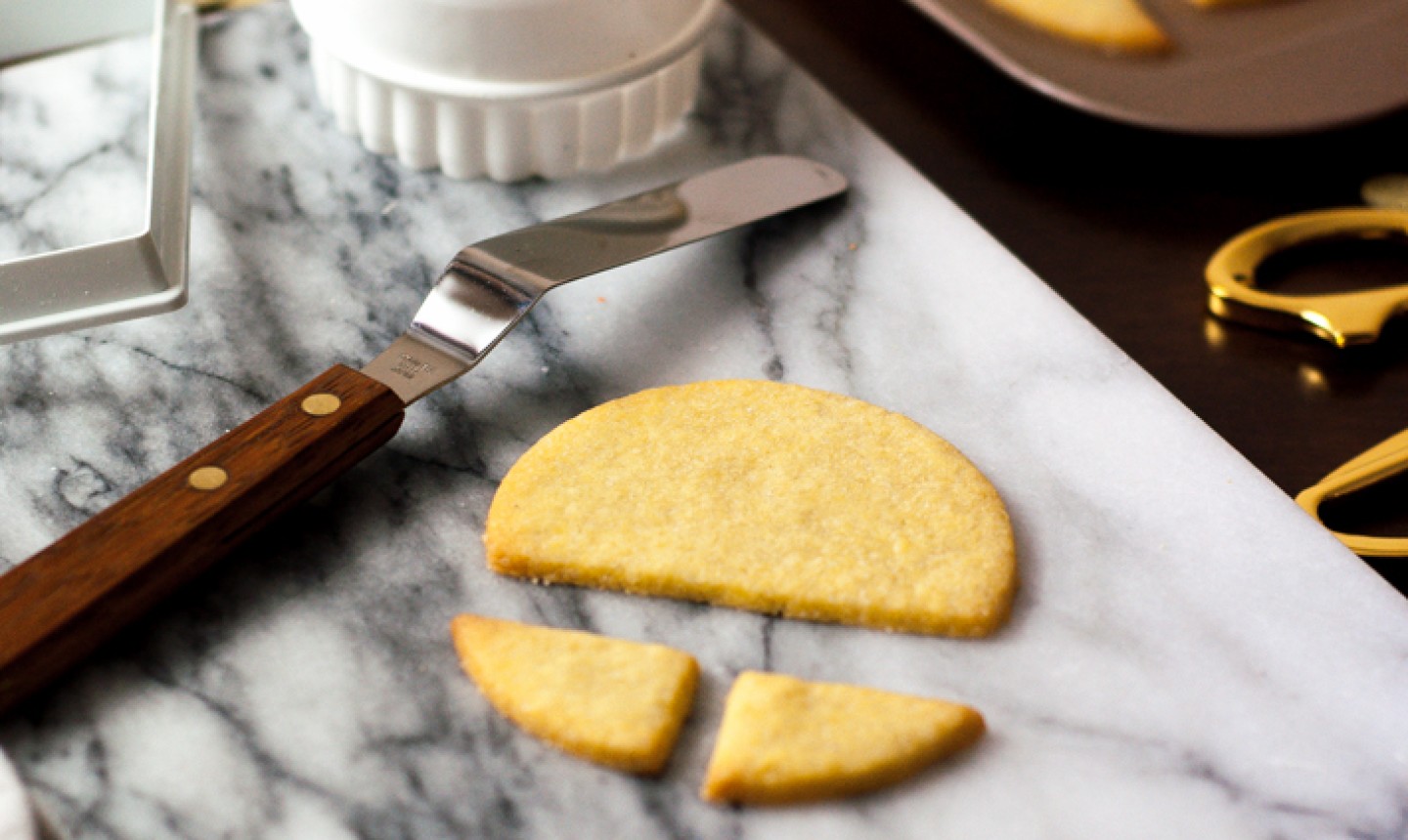 baked sugar cookies for menorah