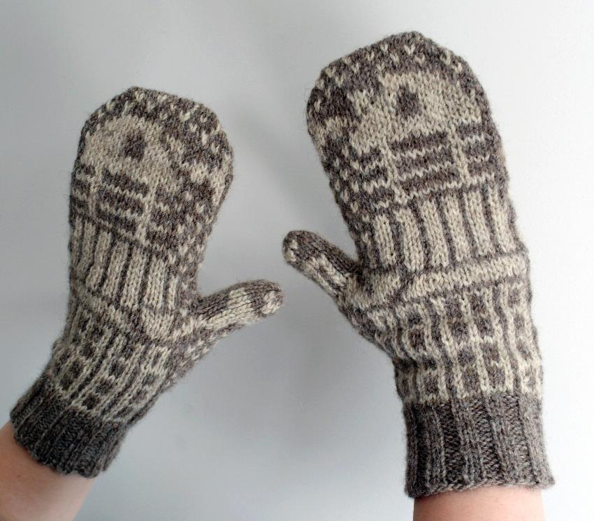 Free knitted glove on sale patterns for adults