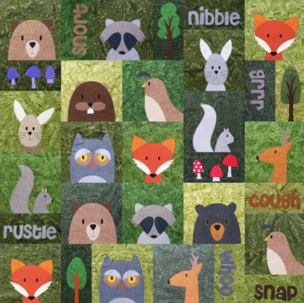 Woodland creatures best sale baby quilt