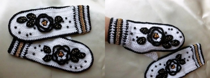 Fantasy Crochet Mittens