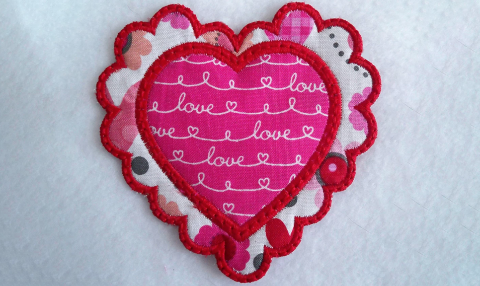Valentine Appliqué Designs A FREE Tutorial + Fun Patterns Craftsy