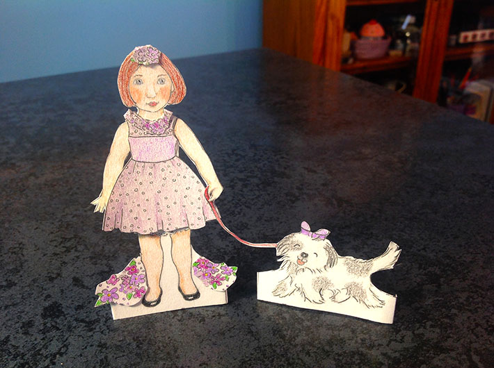 Childhood Revisited: How to Make Your Own Paper Dollsarticle featured image thumbnail.