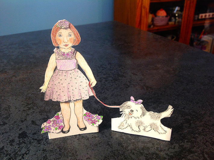 homemade paper dolls