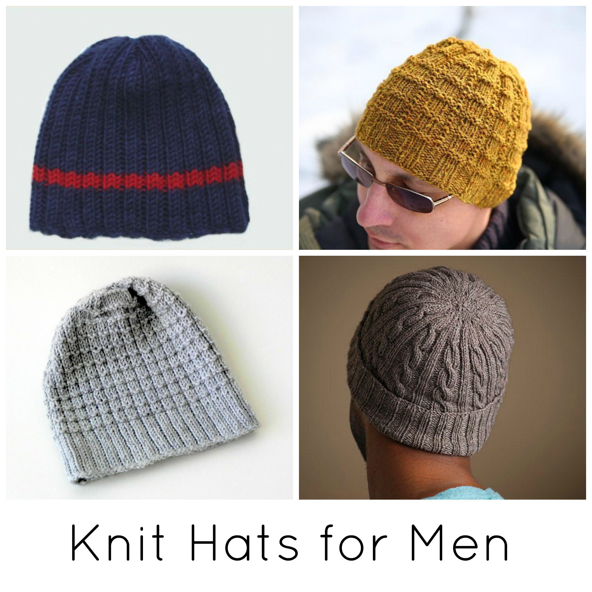 men's toque knitting pattern