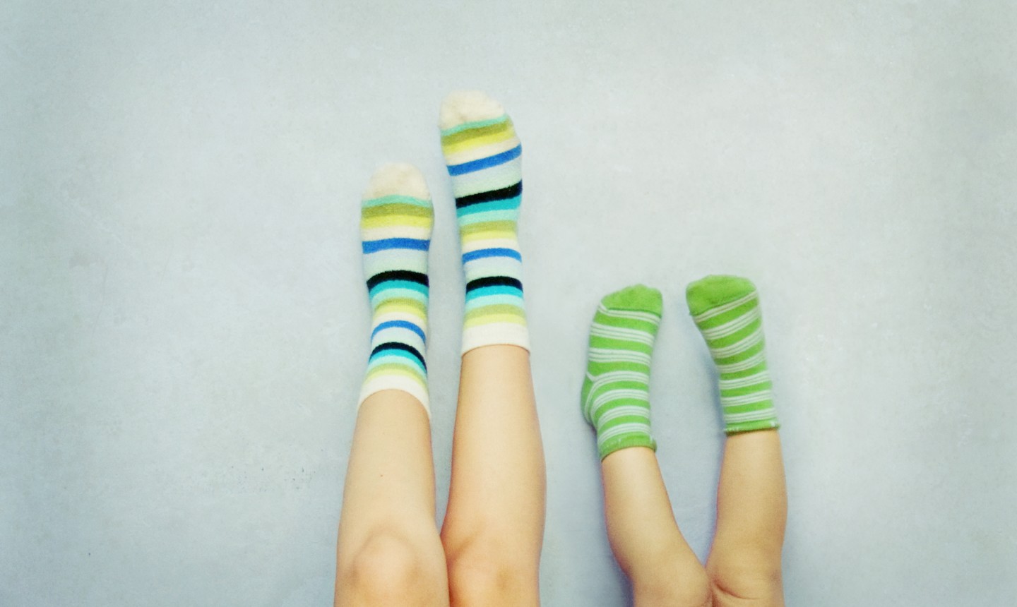 wearing socks