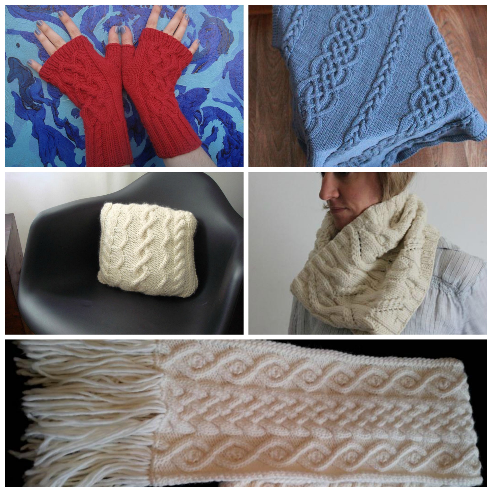 aran knitting patterns for beginners