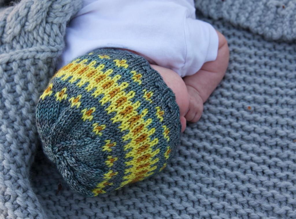 Baby boy store hat knitting pattern