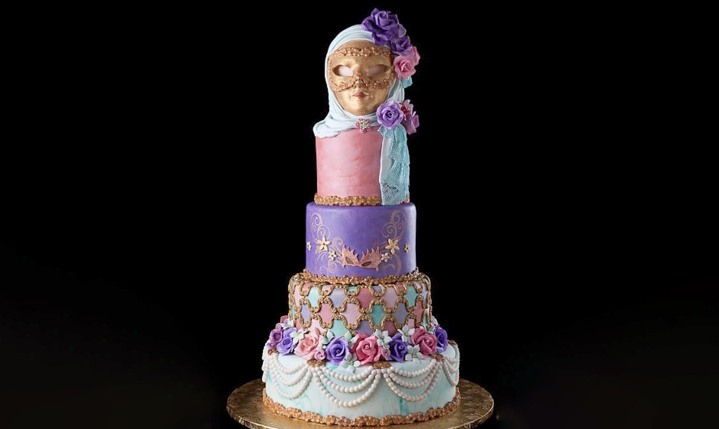 mardi gras cake