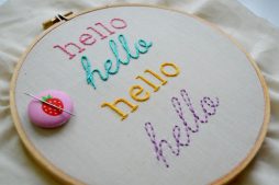 Learn how to embroider letters  on bluprint  craftsy