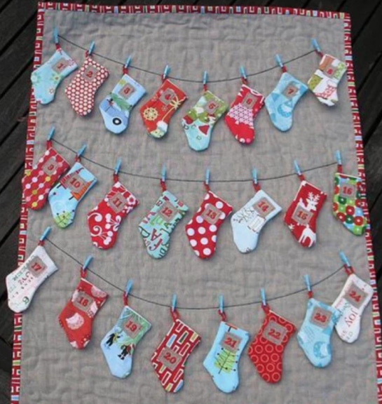 Quilted Advent Calendars to Count Down to Christmas Craftsy