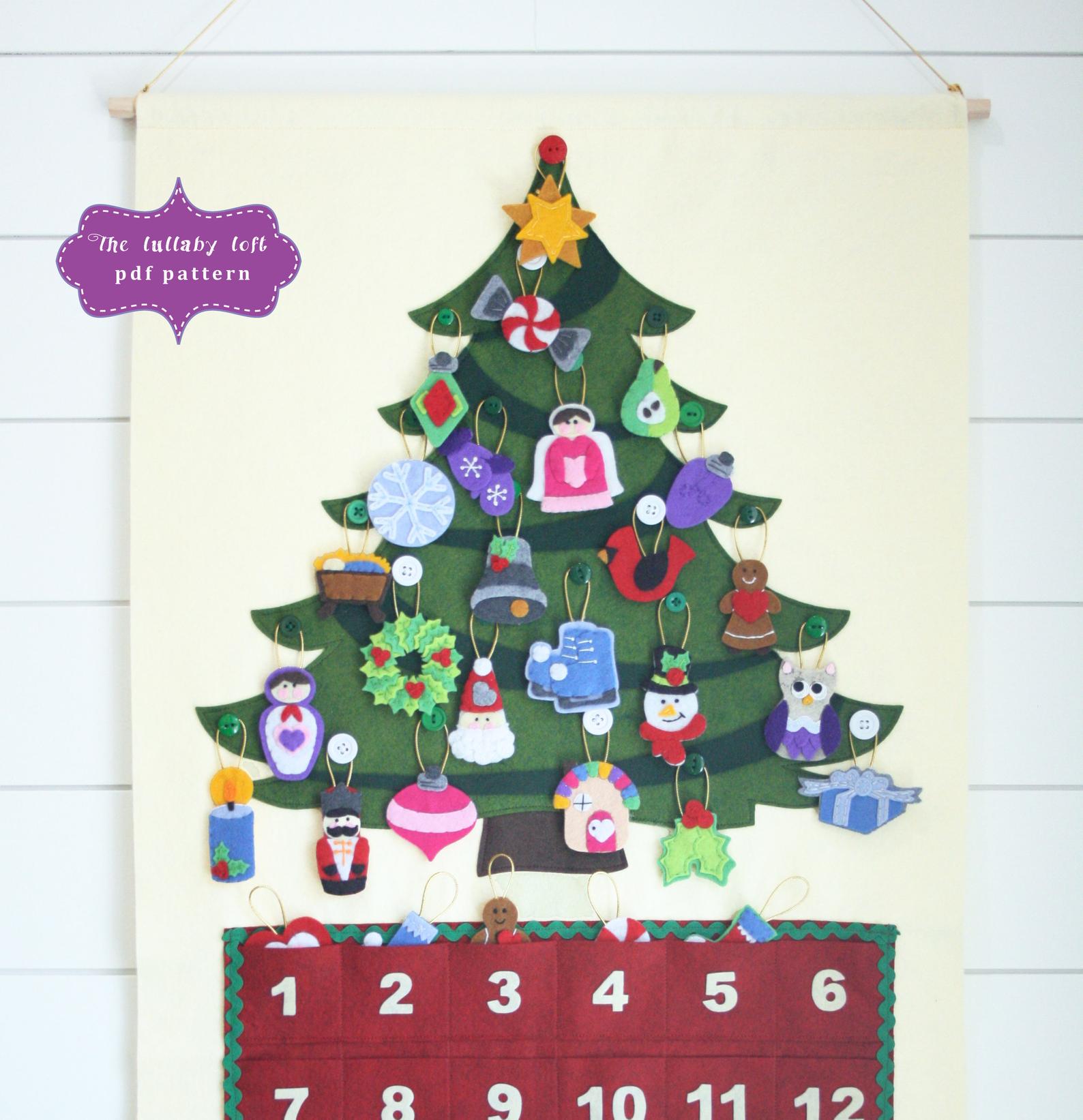 christmas tree advent calendar