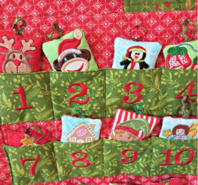 Quilted Advent Calendars to Count Down to Christmas Craftsy