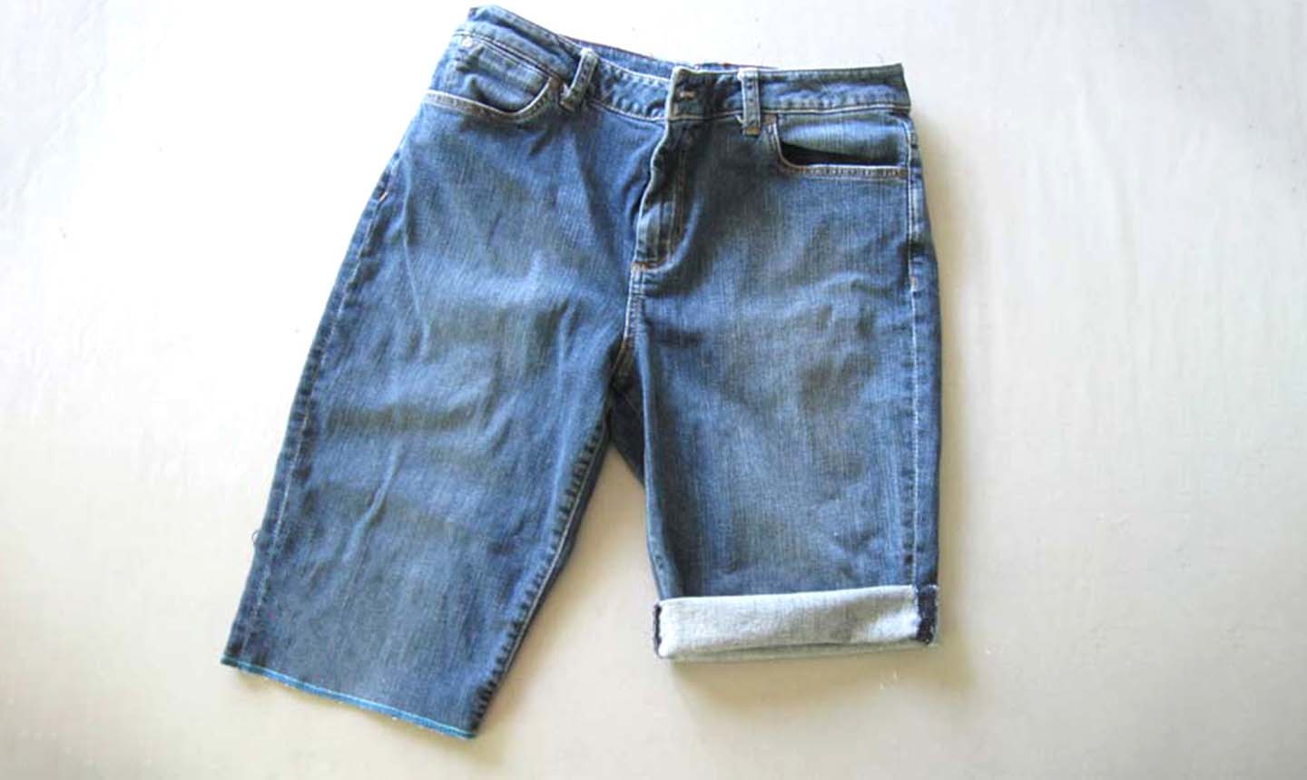 Diy jean shorts store mens