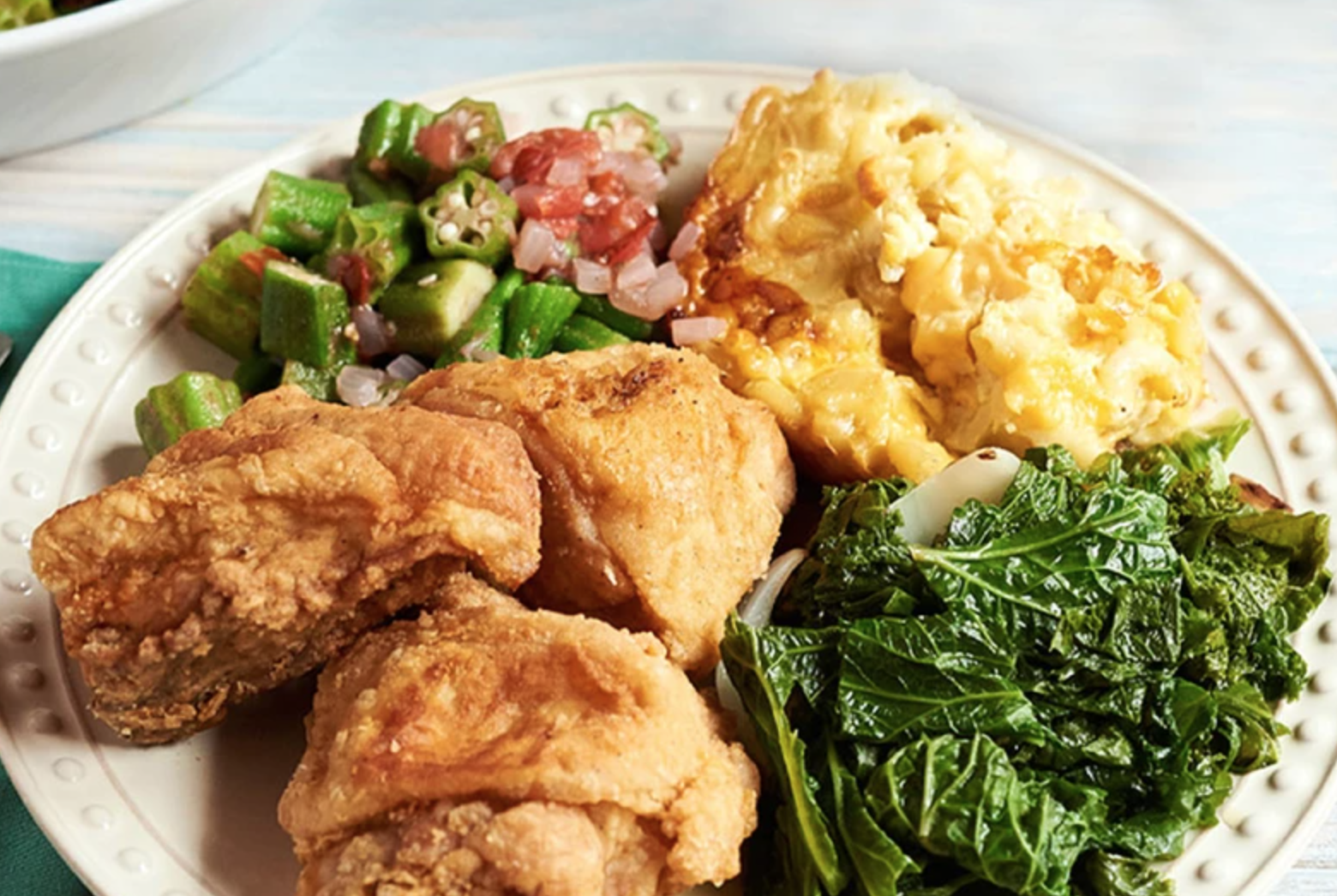 plate of southern food