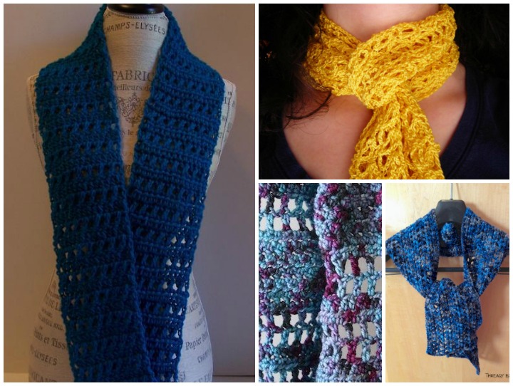 Bust That Stash! With 6 FREE One-Skein Crochet Scarf Patternsarticle featured image thumbnail.