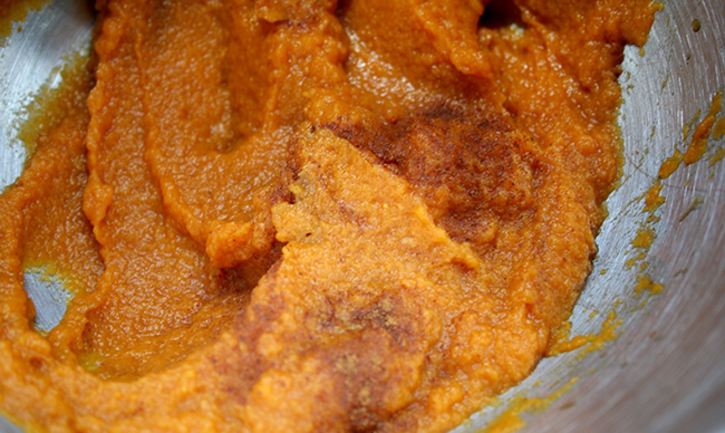 Spices in pumpkin puree