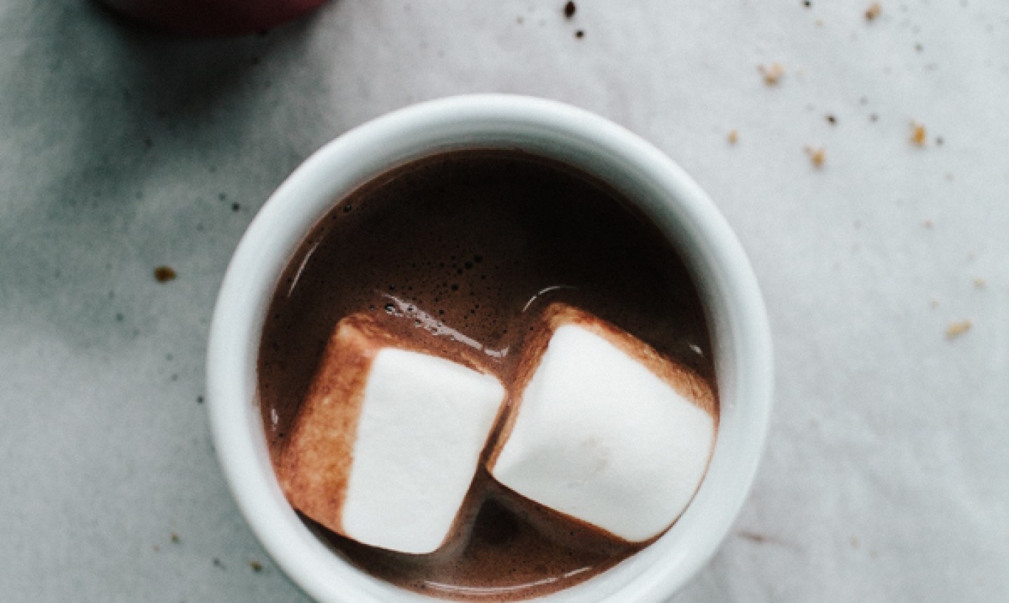 Hot chocolate with marshmallows