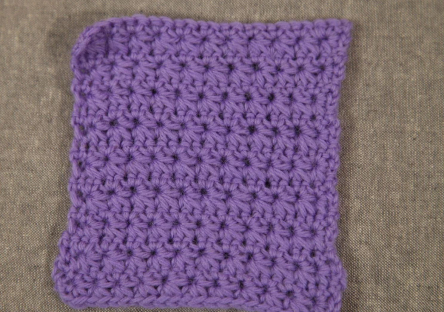 crochet star stitch