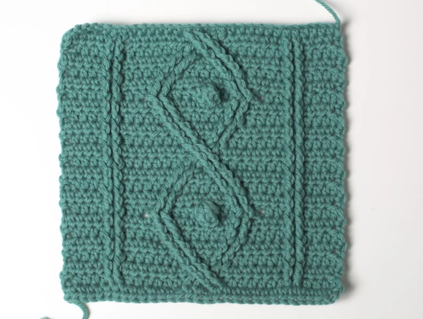 crochet traveling stitches