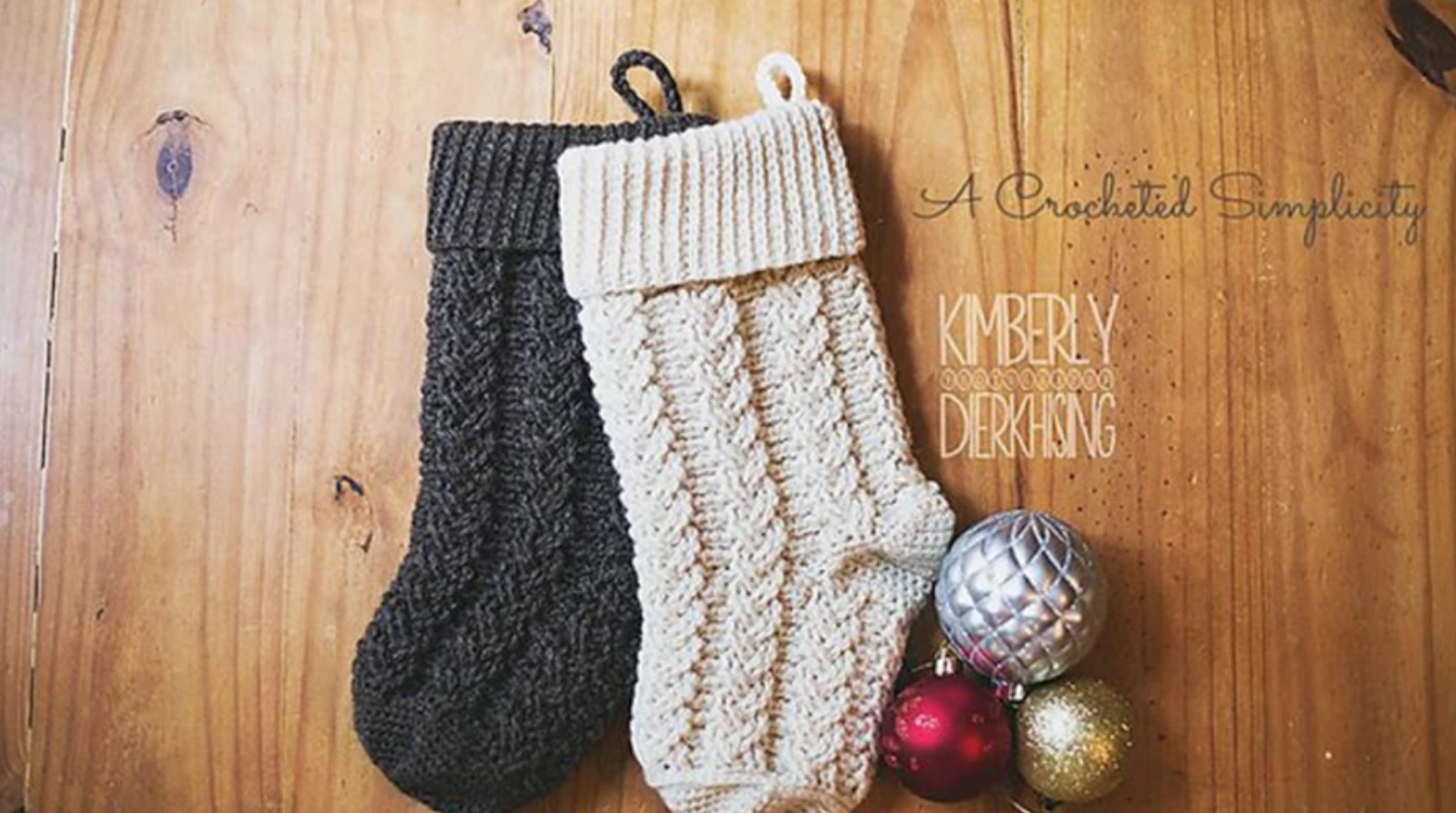crochet cable stocking