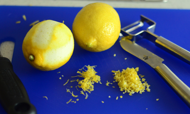 how to zest a lemon