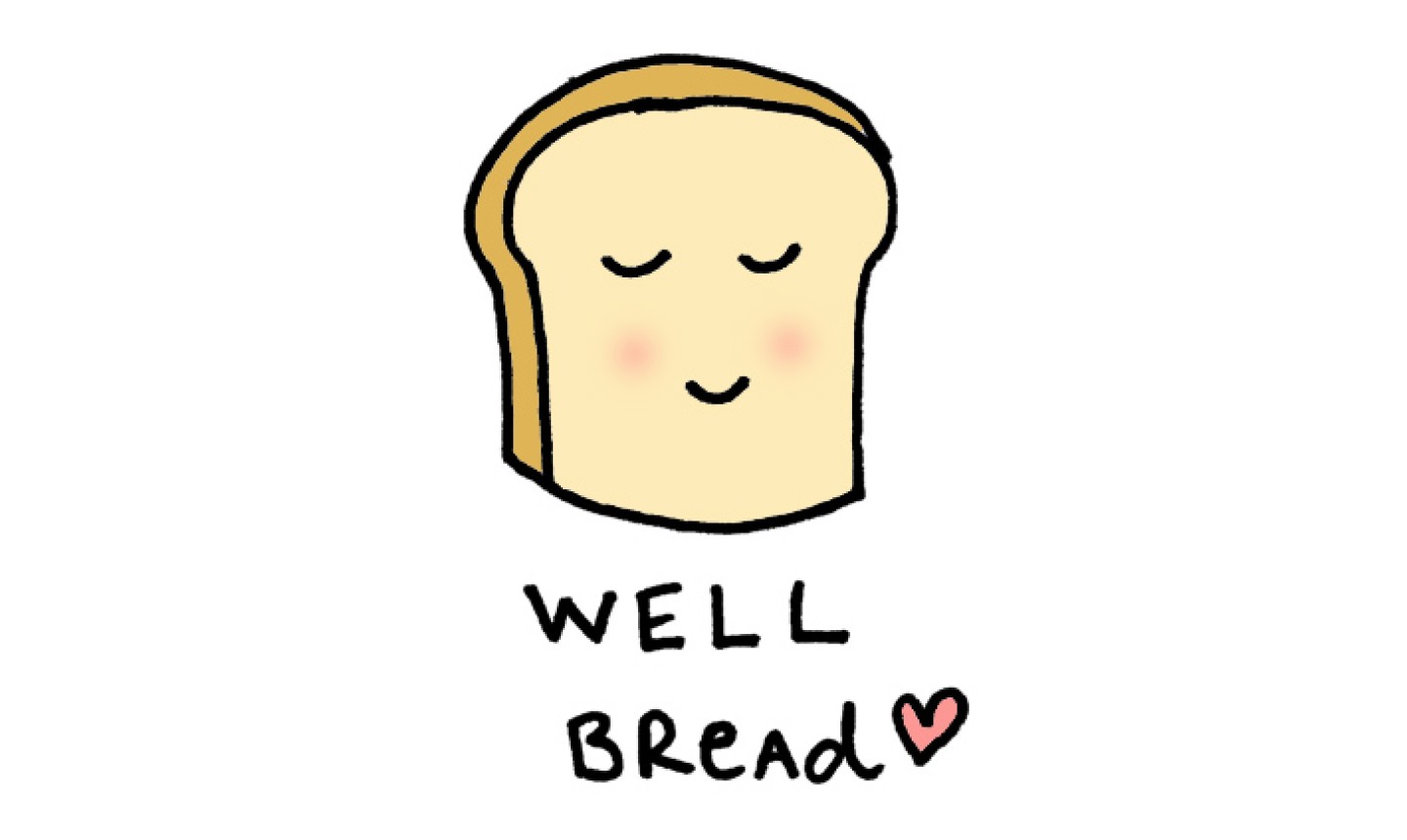 Slice of bread cartoon