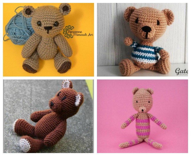 simple crochet teddy bear pattern