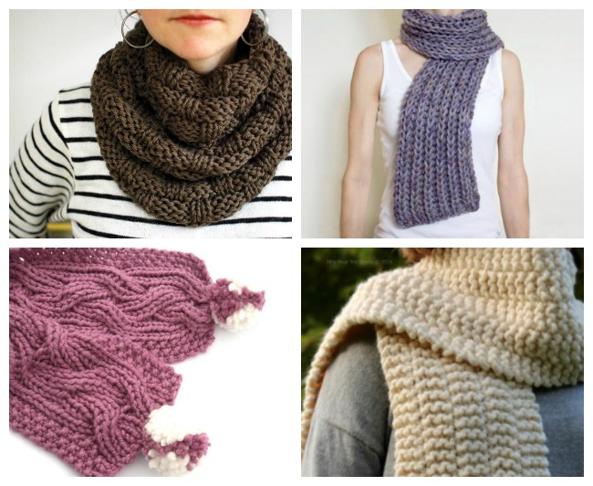 Chunky Knit Scarf Patterns for Instant Knit-ificationarticle featured image thumbnail.