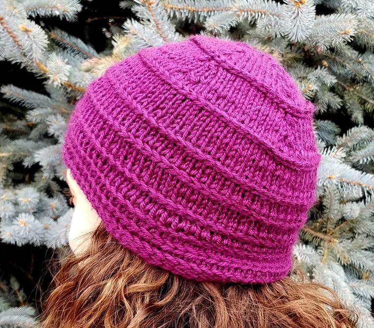 braided knit cap