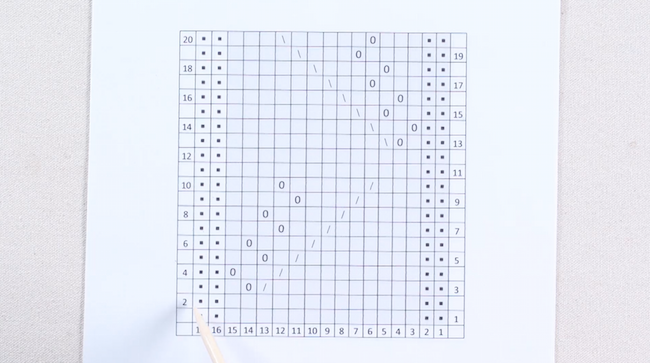 knitting chart paper