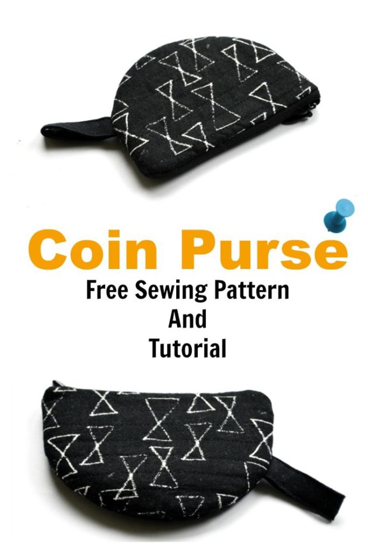 DIY SWEET POUCH BAG | Fan shape Coin Purse Sewing Pattern & Easy Tutorial  [sewingtimes] - YouTube