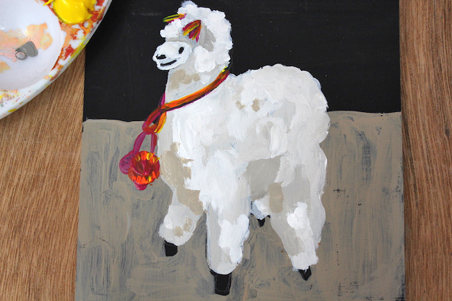 Working In Reverse How To Paint On A Black Canvas