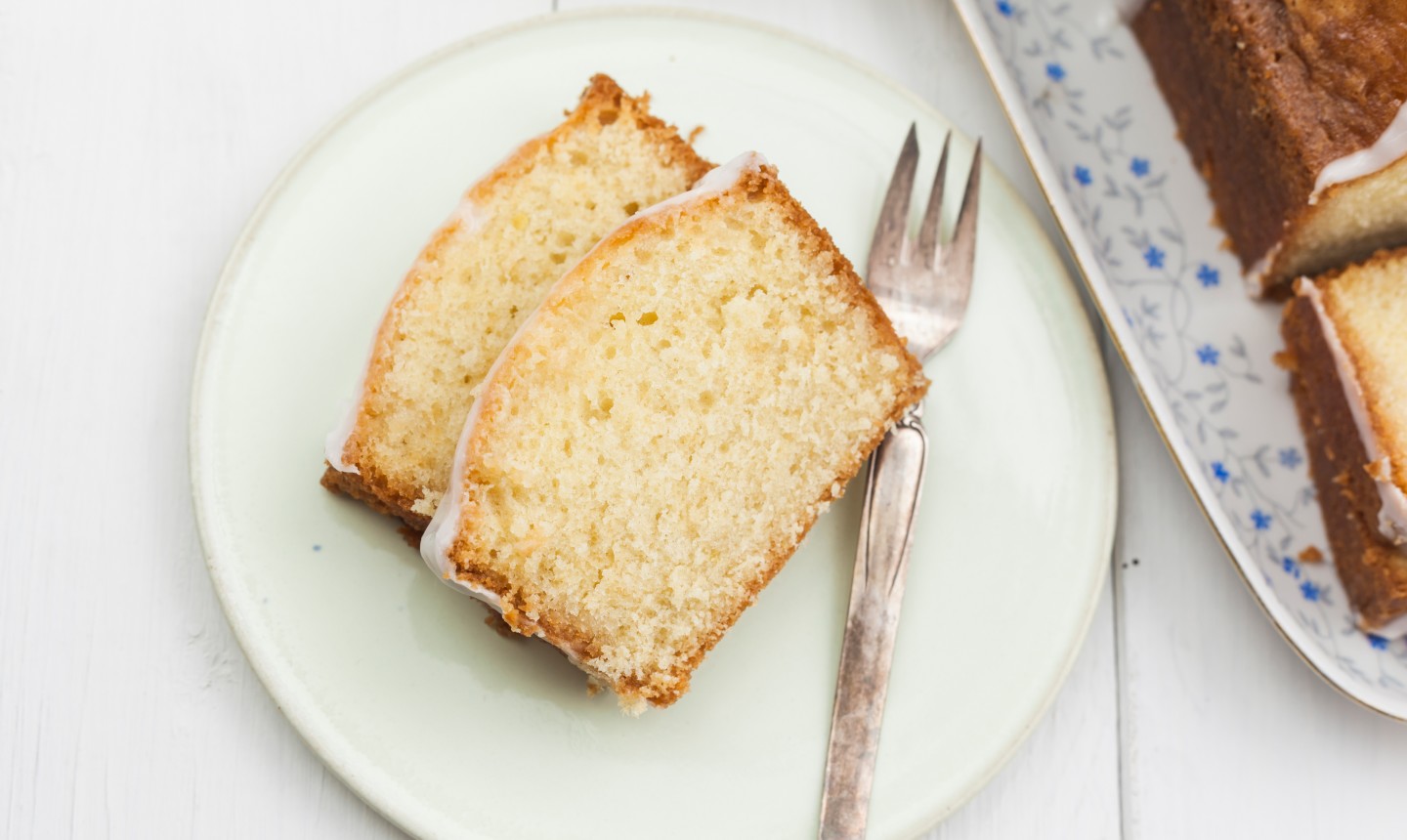 lemon loaf on plate